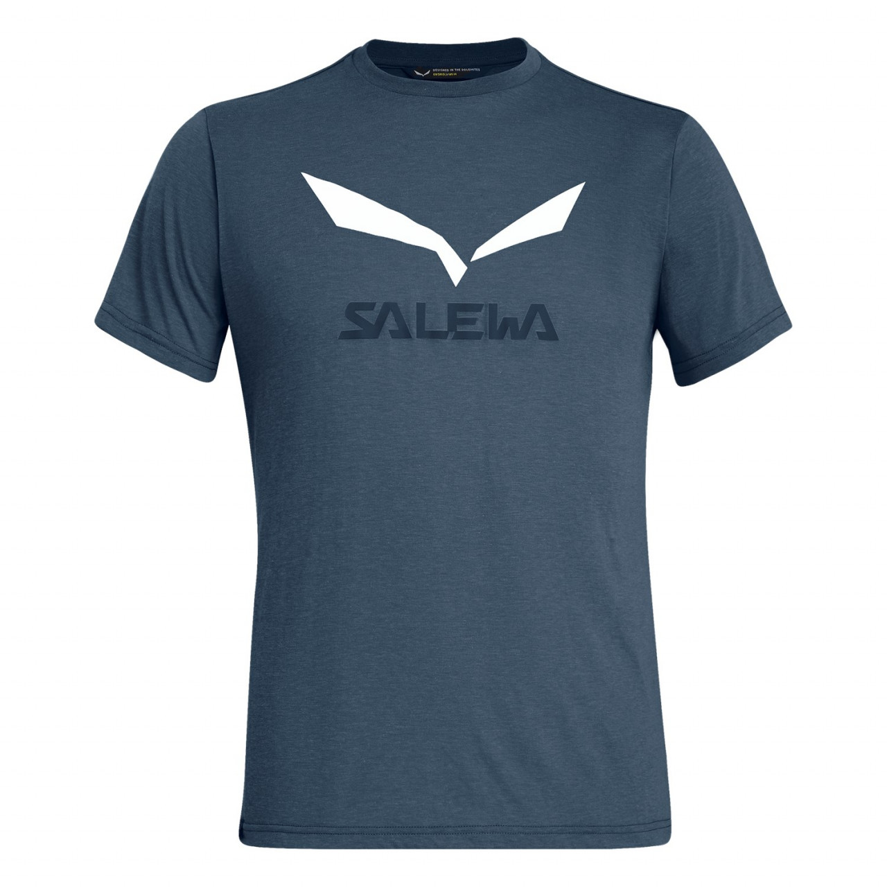 Camisetas Salewa Solidlogo Drirelease® Hombre Azules/Azul Marino Mexico (FK0418735)